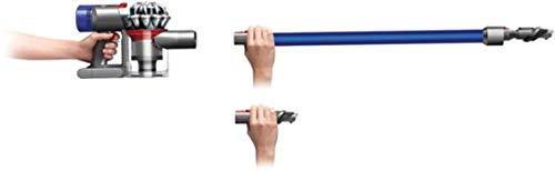 Dyson - V7 Fluffy Hardwood Cord-Free Stick Vacuum - Iron/Blue - JOY2ESpree