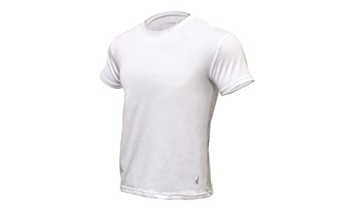 Spyder Crew Neck Mens Undershirts/Ultra Soft 95% Cotton Stretch T-Shirt