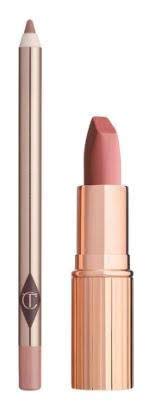 Charlotte Tilbury Pillow Talk Bundle with Matte Revolution Lipstick in Pillow Talk and Lip Cheat in Pillow Talk (2 Items)