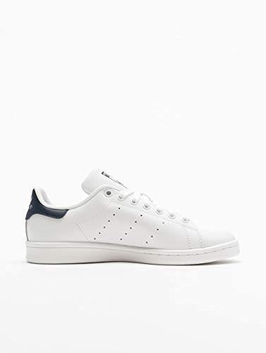 adidas Originals Stan Smith Mens Lace Up Shoes Trainers White/Navy 10 US