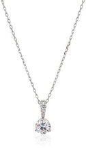 
                        
                          Muat gambar ke penampil Galeri, SWAROVSKI 7 mm Solitaire Pendant Necklace Cz White One Size - JOY2ESpree
                        
                      