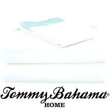 Tommy Bahama Queen Size Sheet Set Pure White