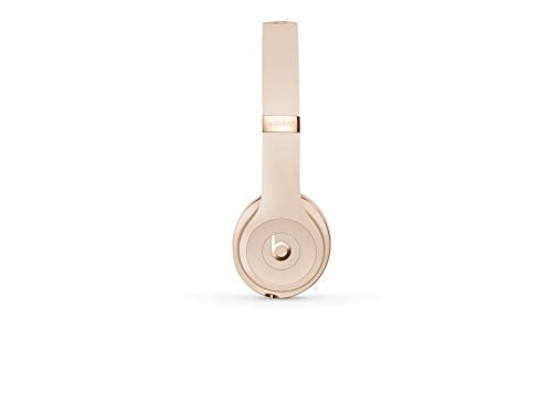 Beats Solo3 Wireless On-Ear Headphones - Apple W1 Headphone Chip, Class 1 Bluetooth, 40 Hours of Listening Time, Built-in Microphone - Satin Gold