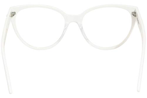 Balenciaga BB0064O 003 Eyeglasses Women's White Full Rim Optical Frame 54mm