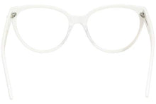 
                        
                          Cargar imagen en el visor de la galería, Balenciaga BB0064O 003 Eyeglasses Women's White Full Rim Optical Frame 54mm
                        
                      