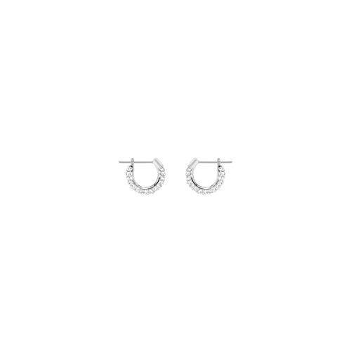 SWAROVSKI Women's Stone Pierced Hoop Crystal Earring Collection - JOY2ESpree