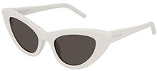 
                        
                          將圖片載入圖庫檢視器 Saint Laurent LILY SL 213 WHITE/GREY 52/21/145 women Sunglasses
                        
                      