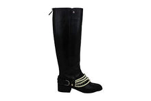 
                        
                          Muat gambar ke penampil Galeri, CHANEL Womens G33933 Leather Closed Toe Knee High Fashion Boots, Black, Size 7.0
                        
                      