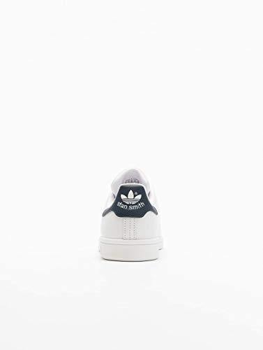 adidas Originals Stan Smith Mens Lace Up Shoes Trainers White/Navy 10 US