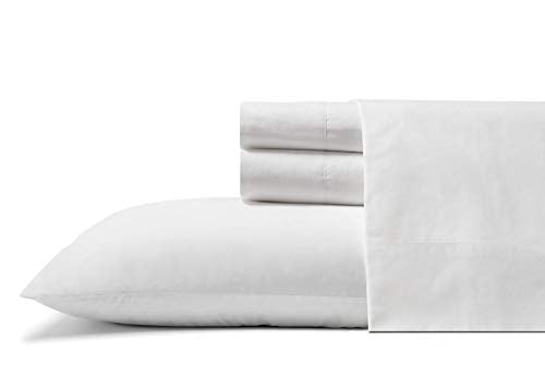 Tommy Bahama Solid Stonewashed Split Sheet Set, King, White