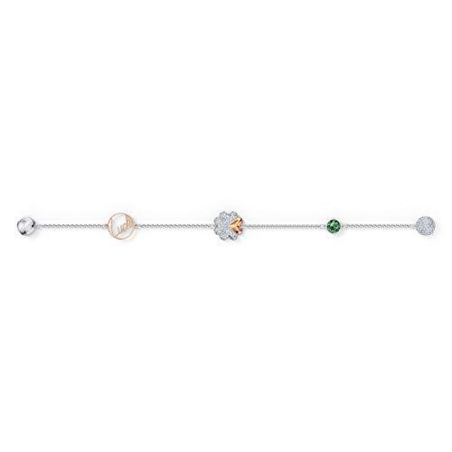 Swarovski Women's Symbols Evil Eye, Flower, Feather, Moon, Heart, Lucky Charm, Faith, Dragonfly Crystal Bracelet Collection - JOY2ESpree