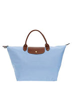 
                        
                          Load image into Gallery viewer, LONGCHAMP Medium Le Pliage Nylon Top Handle Tote, Blue Mist (Brume)
                        
                      