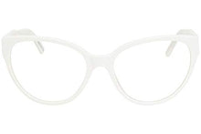 
                        
                          Cargar imagen en el visor de la galería, Balenciaga BB0064O 003 Eyeglasses Women's White Full Rim Optical Frame 54mm
                        
                      