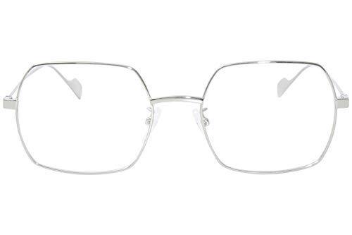 Balenciaga Everyday BB0090O 002 Eyeglasses Women's Silver Full Rim Optical Frame