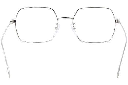 Balenciaga Everyday BB0090O 002 Eyeglasses Women's Silver Full Rim Optical Frame
