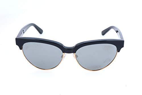 Balenciaga BA0127 Dark Grey/Yellow Gold/Smoke Flash Lens One Size