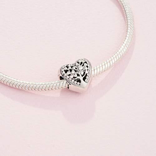 Pandora Jewelry Flourishing Hearts Sterling Silver Charm - JOY2ESpree