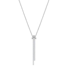 
                        
                          Load image into Gallery viewer, SWAROVSKI Crystal Lifelong Rhodium-Plated Drop Necklace - JOY2ESpree
                        
                      