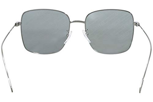 Balenciaga sunglasses (BB-0087-SK 006) Ruthenium - Grey with Mirror effect lenses