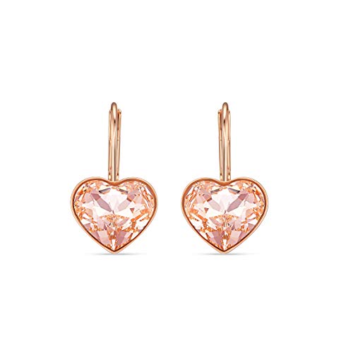 SWAROVSKI Women's Bella Earrings Collection, Pink Crystals, Clear Crystals - JOY2ESpree