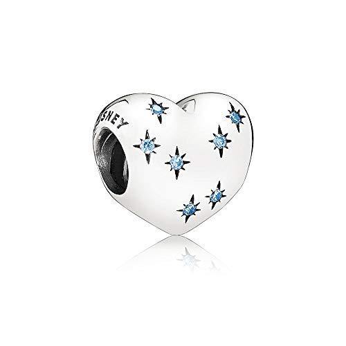 PANDORA Women's Disney Cinderella Heart Silver Charm - 791593CFL - JOY2ESpree