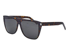 
                        
                          Load image into Gallery viewer, Saint Laurent SL1 002 Havana/Grey SLIM Rectangle Sunglasses Lens Category 3 S
                        
                      