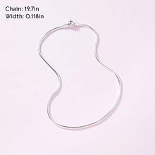 
                        
                          Load image into Gallery viewer, Pandora Jewelry Moments Snake Chain Charm Sterling Silver Necklace - JOY2ESpree
                        
                      