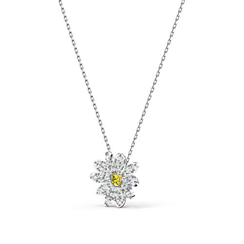 SWAROVSKI Women's Eternal Flower Jewelry Collection, Yellow Crystals, Clear Crystals - JOY2ESpree