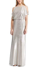 
                        
                          將圖片載入圖庫檢視器 LAUREN RALPH LAUREN Womens Zelder Metallic Blouson Evening Dress - JOY2ESpree
                        
                      