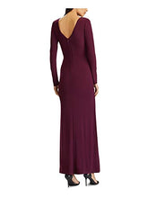
                        
                          Load image into Gallery viewer, LAUREN RALPH LAUREN Womens Embellished V-Neck Evening Dress
                        
                      