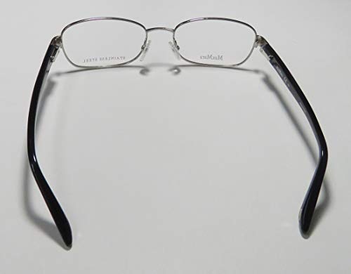 Max Mara 1130 Womens Oval Crystals Spring Hinges Designer Beautiful Eyeglasses/Eyeglass Frame