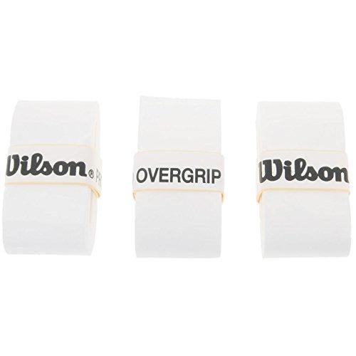 Wilson Tennis Racquet Pro Over Grip, White, Pack of 3 - JOY2ESpree
