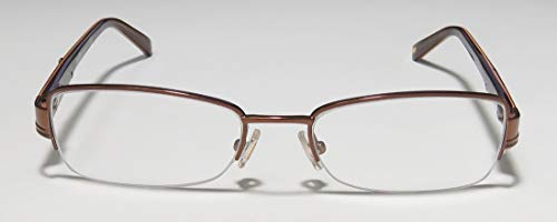 Max Mara 1085 Womens/Ladies Designer Half-rim Spring Hinges Brand Exclusive Collectible Eyeglasses/Eyewear