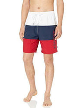
                        
                          画像をギャラリービューアに読み込む, Nautica Men's Quick Dry Classic Logo Tri-Block Series Swim Trunk - JOY2ESpree
                        
                      