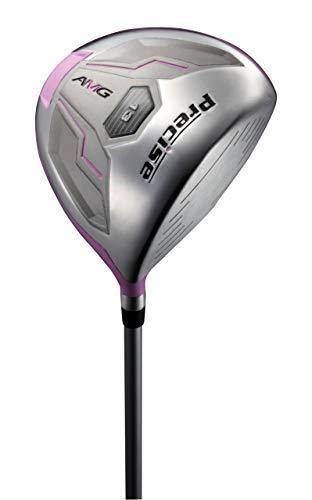 Precise AMG Ladies Womens Complete Golf Clubs Set Includes Driver, Fairway, Hybrid, 6-PW Irons, Putter, Stand Bag, 3 H/C's - Choose Color and Size! - JOY2ESpree