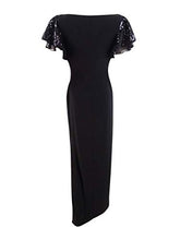 
                        
                          將圖片載入圖庫檢視器 LAUREN RALPH LAUREN Womens Wanda Faux Wrap Sequined Evening Dress Black 2
                        
                      