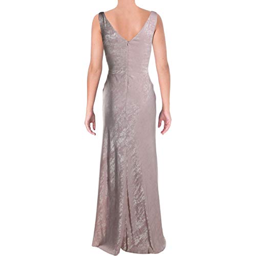 LAUREN RALPH LAUREN Womens Jaylene Shimmer Tie-Front Evening Dress