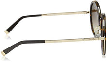 
                        
                          Load image into Gallery viewer, Sunglasses Max Mara Classy I/S 0NOB Gold Copper Mud/YR green gradient lens
                        
                      