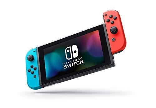 Nintendo Switch w/ Neon Blue & Neon Red Joy Con + $35 Nintendo eShop Credit Download Code - Nintendo Switch - JOY2ESpree