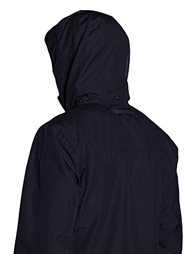 Helly Hansen Men's Dubliner Jacket Waterproof, Windproof, Breathable Shell Rain Coat with Packable Hood