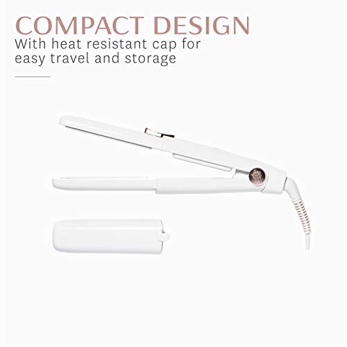 T3 - SinglePass Compact Styling Iron (White & Rose Gold)