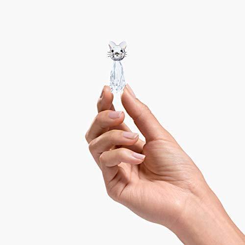 Swarovski 125th Anniversary Replica Cat, Collectable Figurine in Shimmering White Crystal for Cat and Pet lovers - JOY2ESpree