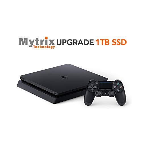 Mytrix Playstation 4 Slim 1TB SSD Console with DualShock 4 Wireless Controller Bundle, Playstation Enhanced with 1TB Solid State Drive [video game] - JOY2ESpree