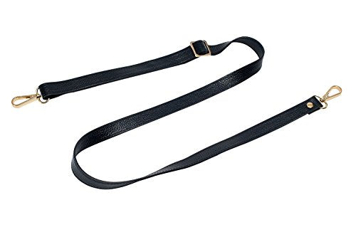 VanEnjoy Full Grain Leather Adjustable Replacement Strap for Crossbody Bag Purse, 26-51"Long 0.71"Wide
