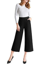 
                        
                          將圖片載入圖庫檢視器 Tsful High Waisted Wide Leg Pants for Women Summer Business Casual Crop Dress Pants Stretch Pull On Capris
                        
                      