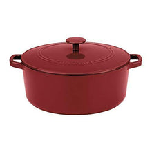 
                        
                          Muat gambar ke penampil Galeri, Cuisinart Chef's Classic Enameled Cast Iron 7-Quart Round Covered Casserole, Cardinal Red - JOY2ESpree
                        
                      