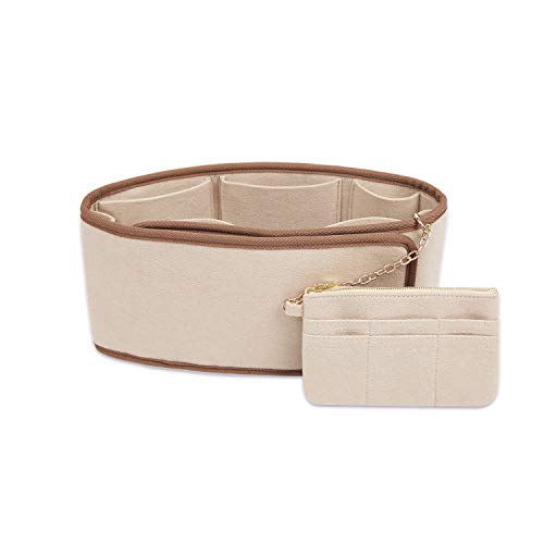 Purse Organizer, Felt Purse Organizer Insert With Card case wallet，Bag Organizer For LV Speedy, Neverfull, Tote