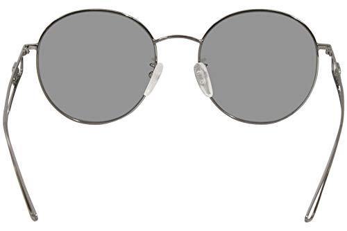 Balenciaga BB0060SK 003 Sunglasses Men's Silver/Grey Lenses Round 56mm