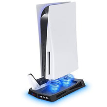 
                        
                          画像をギャラリービューアに読み込む, Vertical Stand with Cooling Fan for PS5 Console and PlayStation 5 Digital Edition - JOY2ESpree
                        
                      