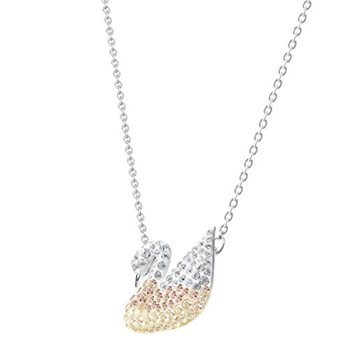 SWAROVSKI Women's Iconic Swan Crystal Jewelry Collection, Rhodium Finish - JOY2ESpree